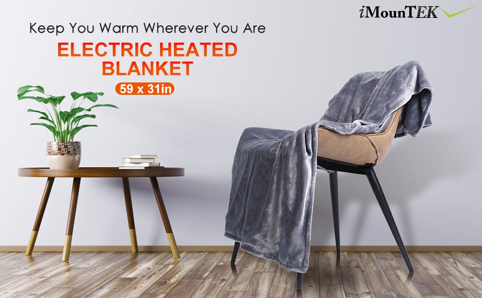 Amazon.com: iMounTEK Electric Heated Blanket & Poncho Shawl Wrap